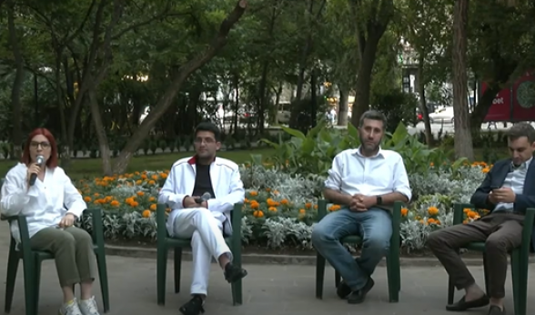 Обсуждение  на тему скандальной аудиозаписи и кровопролития в Апаране (видео)